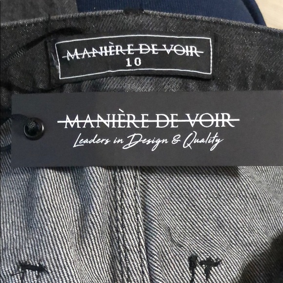 Maniére De Voir Paint Splatter Baggy Jeans - Picture 8 of 8